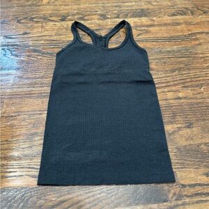 Black Lululemon Ebb to street tank